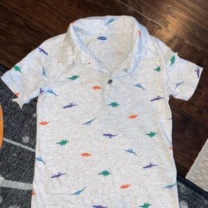 Kids Dinosaur Print Shirt - Gray by Old Navy